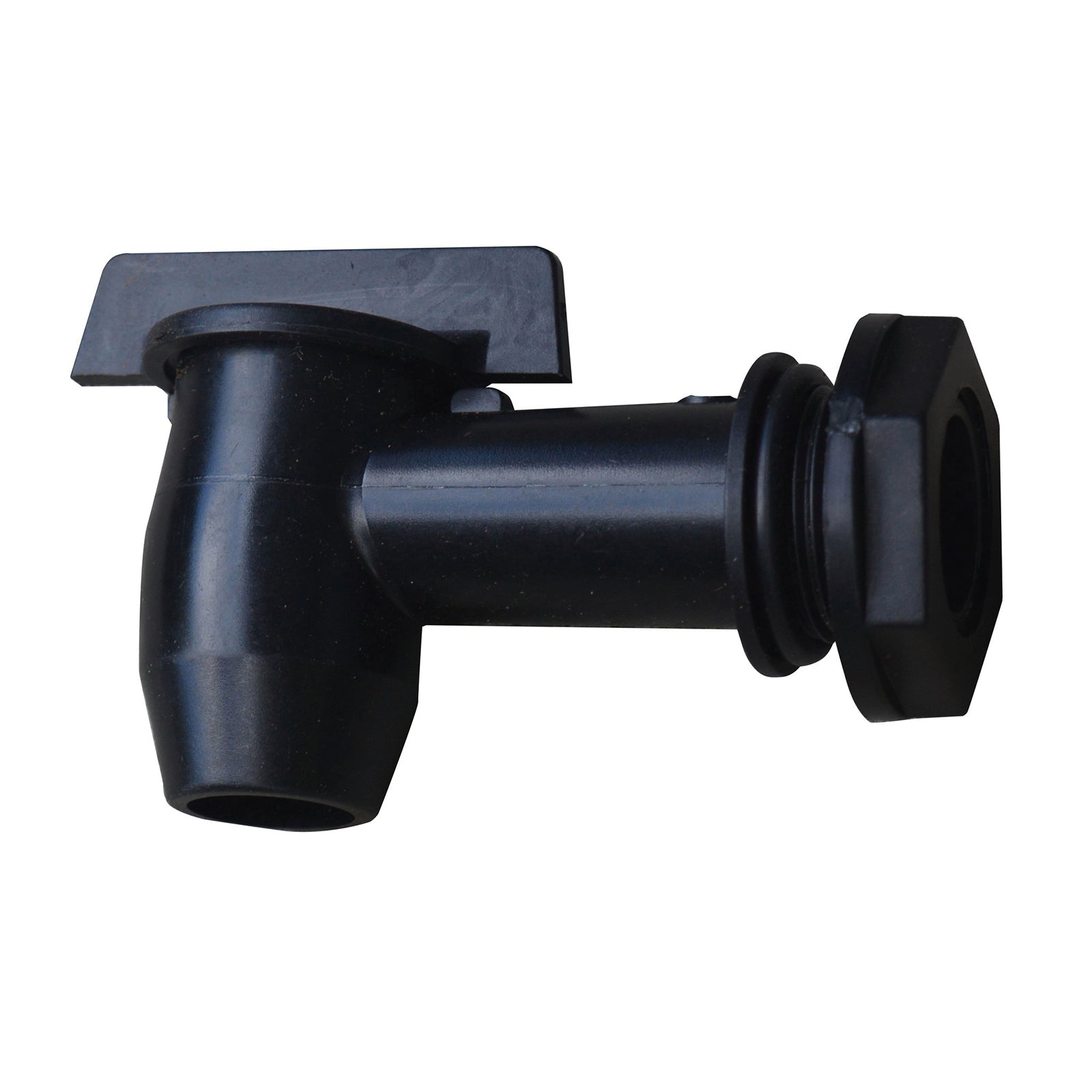 Tumbleweed Worm Farm Tap and Nut Set 3/4 Inch Replacement Black