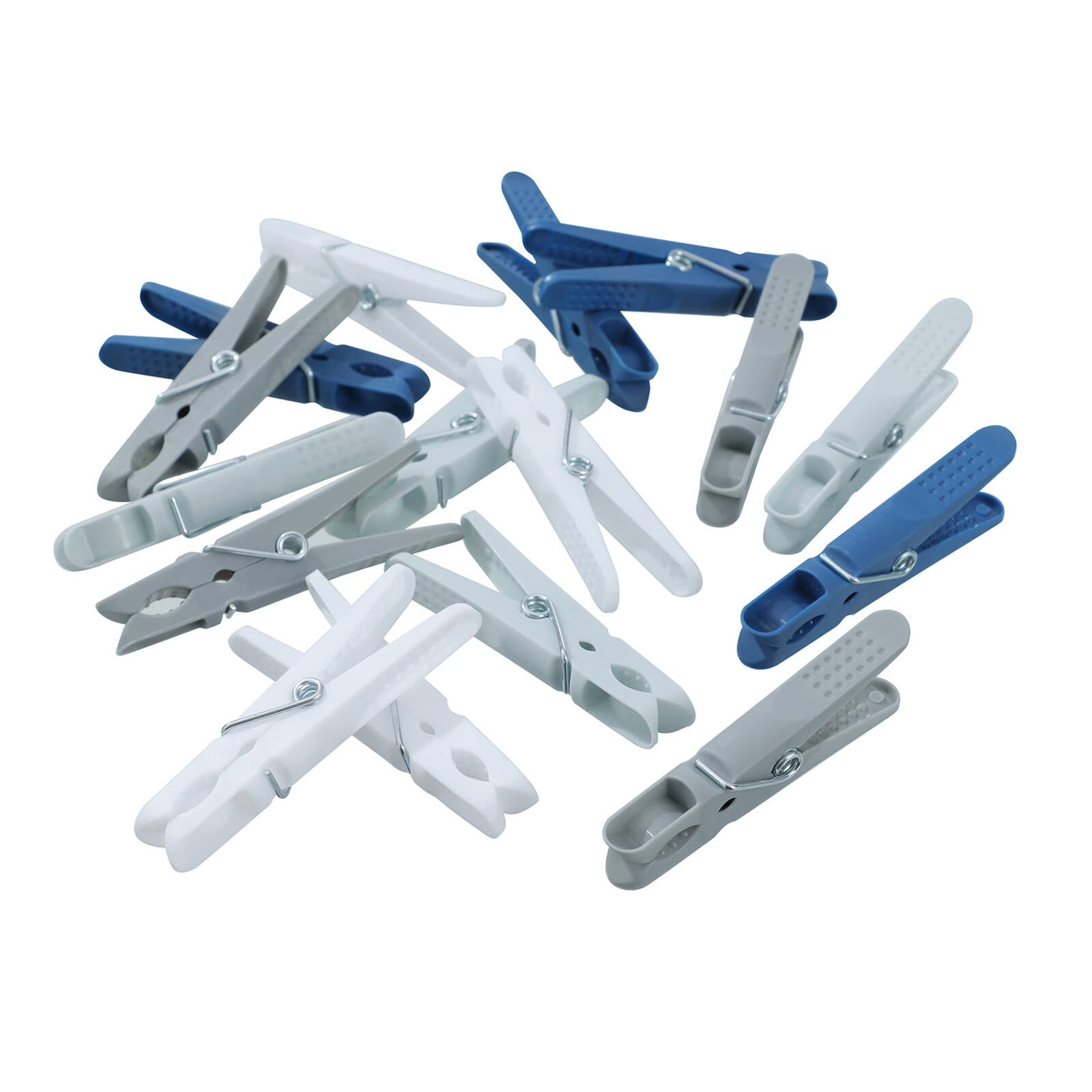Boxsweden Essential Clothes Pegs 48 Pack - Durable PP Laundry Pegs