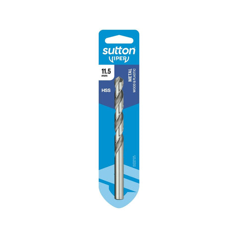 Sutton Tools 11.5mm Viper Jobber Drill Bit - HSS - Precision Drilling - SuperSaverAU - view 1