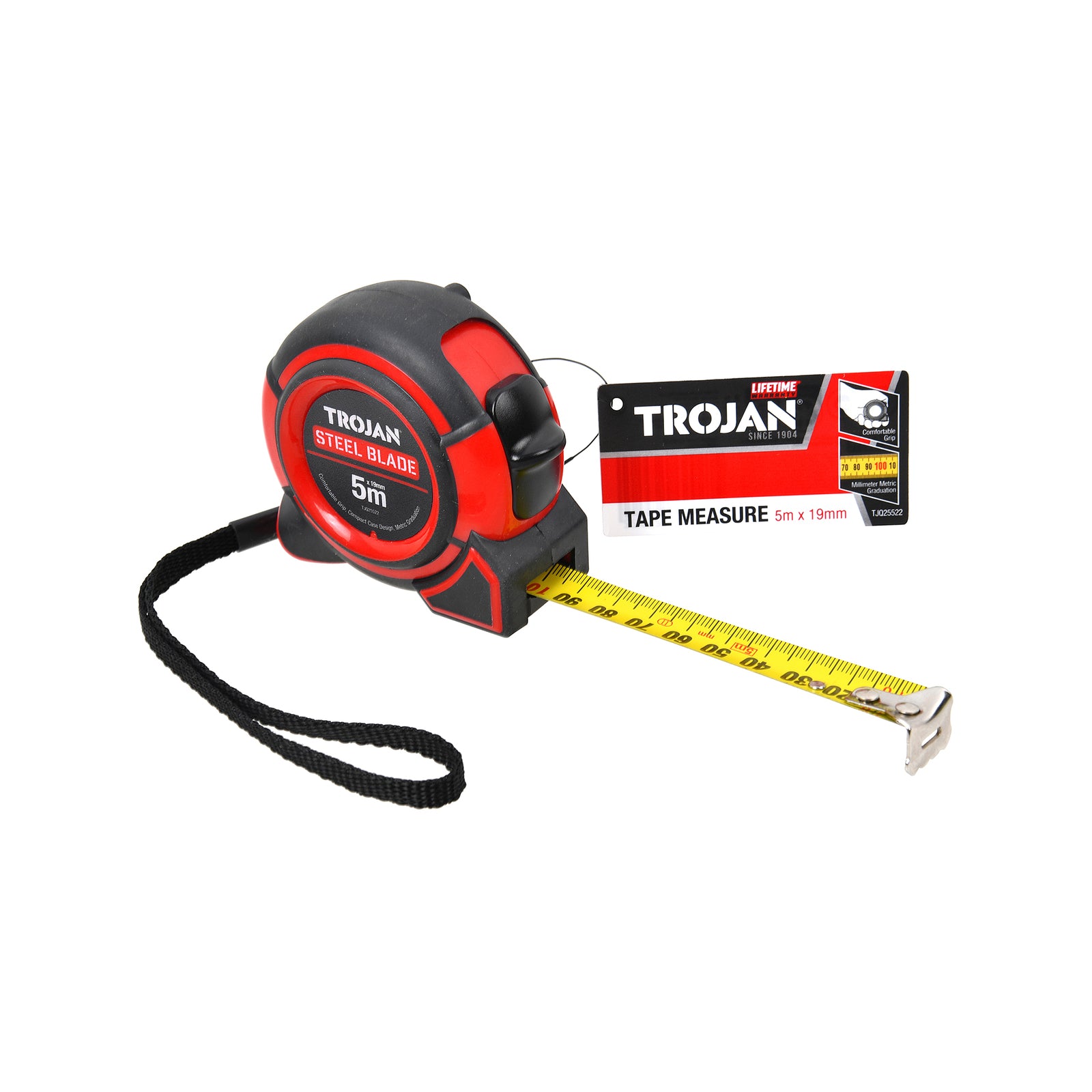 Trojan 5m Tape Measure Lockable
