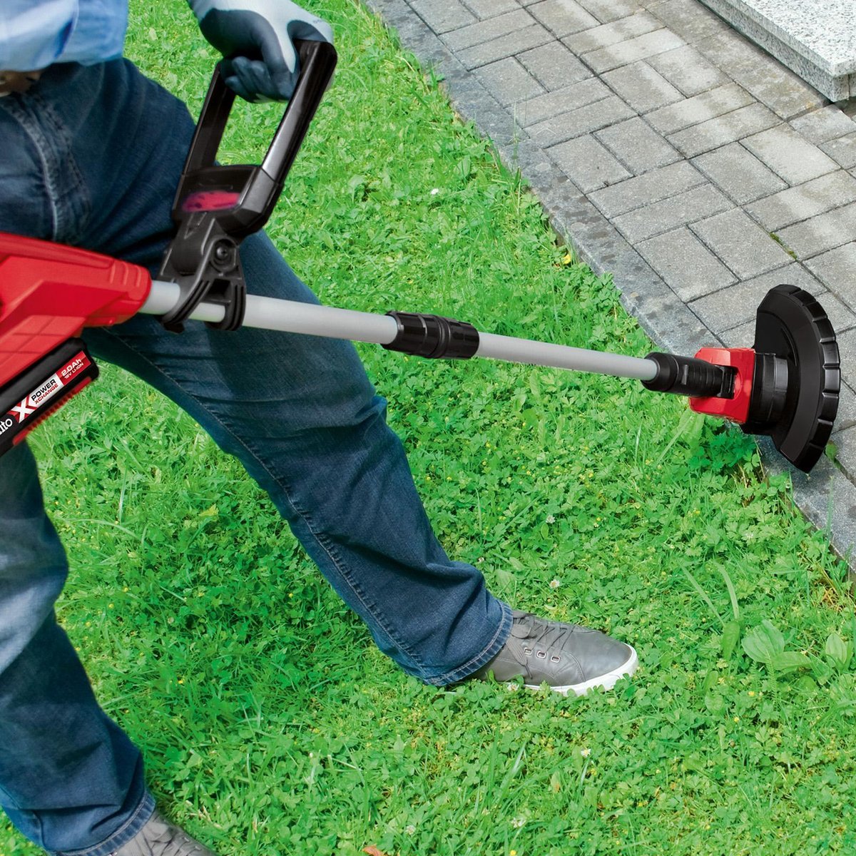 Ozito PXC 18V Cordless Grass Trimmer 240mm Metal Plastic Lightweight - SuperSaverAU - view 5