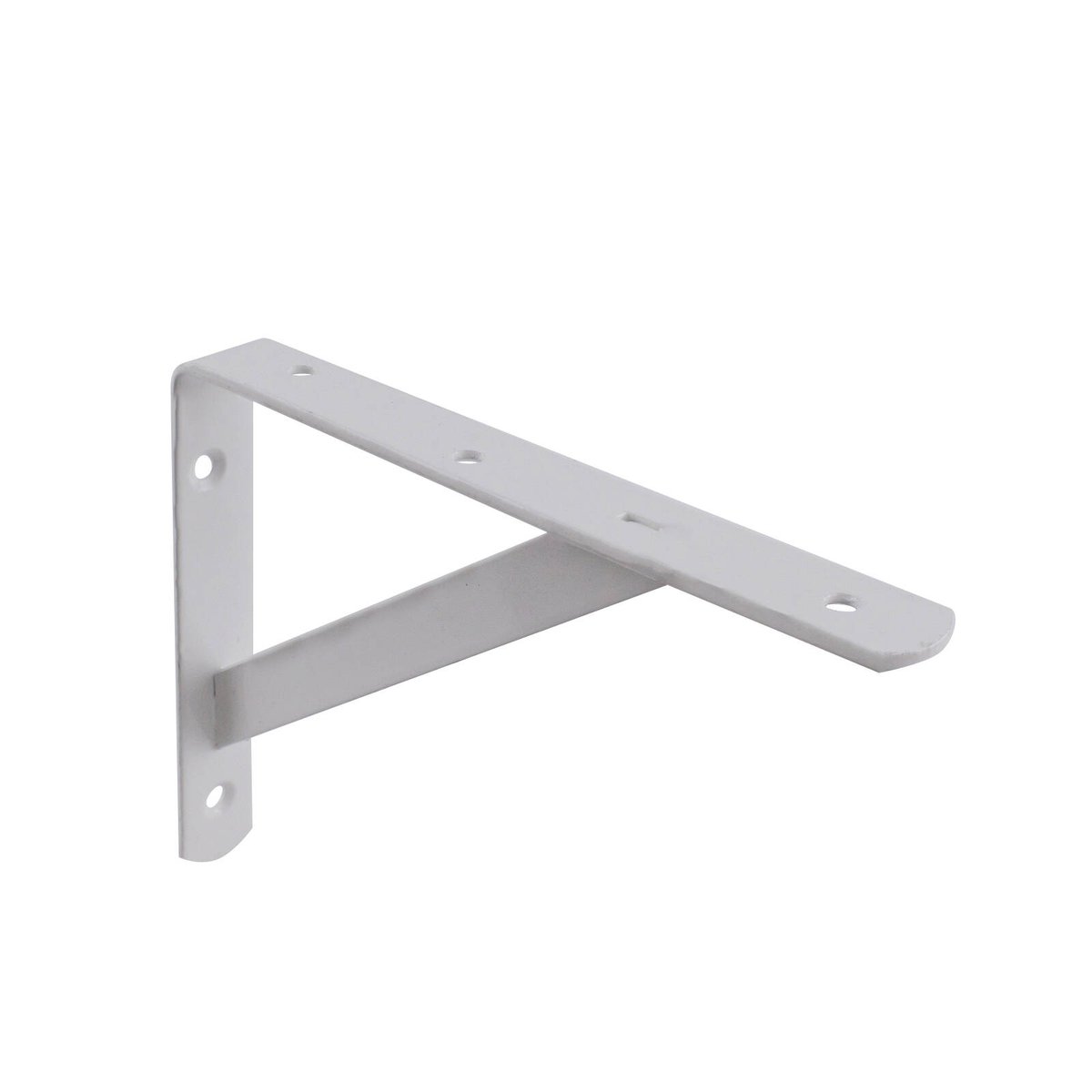 Carinya Heavy Duty Straight Stayed Bracket 200x150mm White Steel