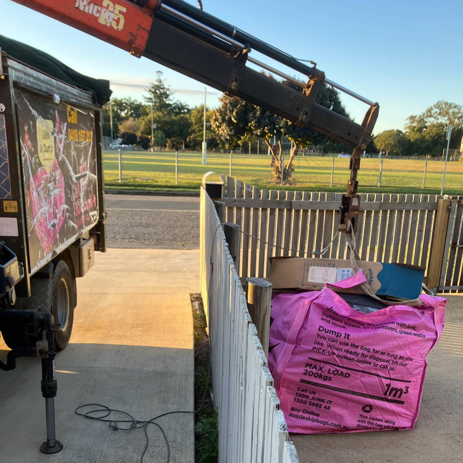 Aussie Skip Bags The Joey 1m3 Woven PPE Disposable Skip Bag 200kg Max Load