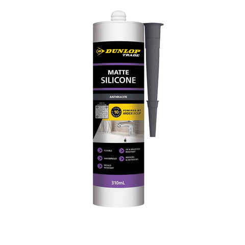 Dunlop Silicone Sealant 310ml - Matte Anthracite - Flexible & Durable - SuperSaverAU - view 1