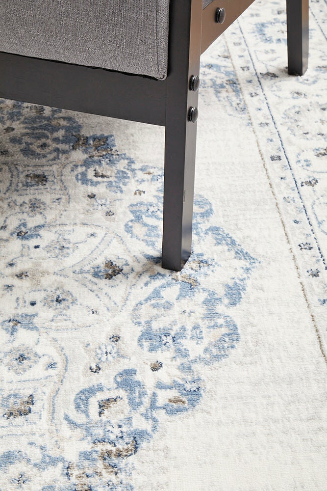 Rug Culture Emotion Extra Large Rug 330x240cm - Multi-coloured Power Loomed Polyester - EMO77BLUE330X240