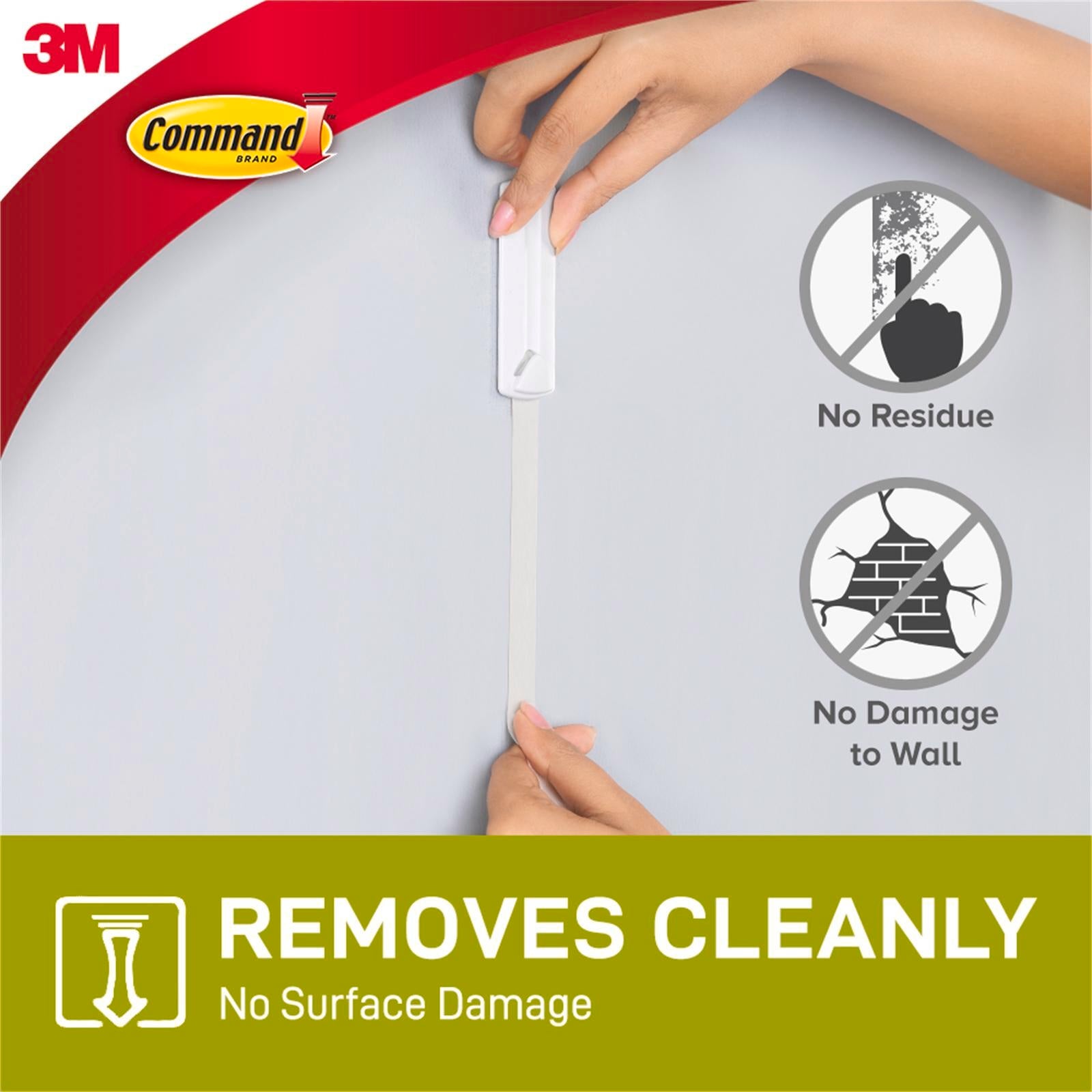 Command White Adhesive Wire-Back Picture Hanger - 3 Pack