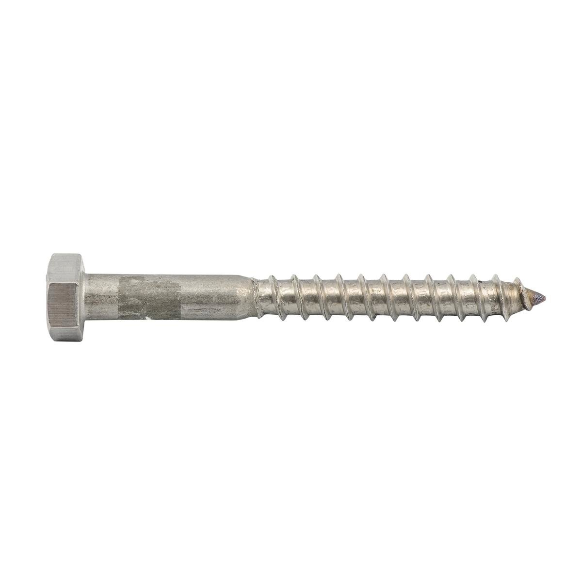 Zenith M8 x 75mm Stainless Steel 304 Hex Head Coach Screw