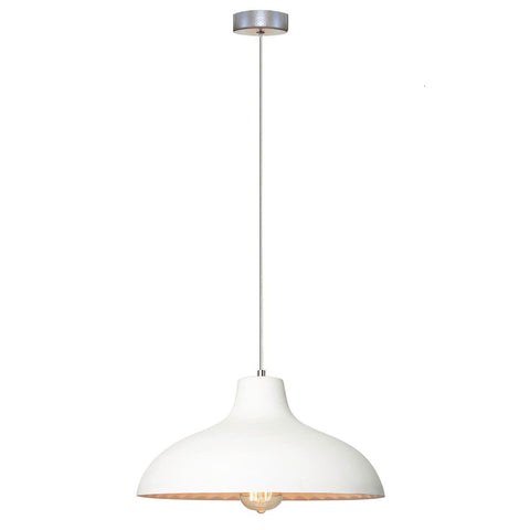 Home Design Bianco Pendant Light - Industrial Plaster - 350mm - Elegant - SuperSaverAU - view 1