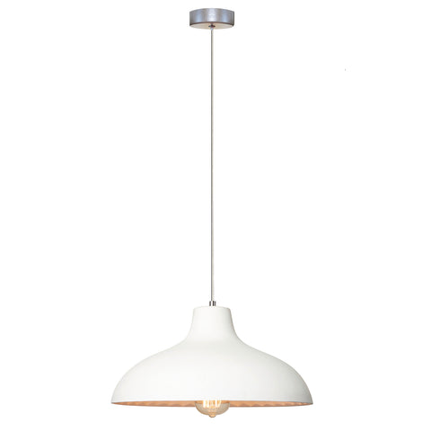 Home Design Bianco Pendant Light 350mm Plaster E27 240V Adjustable Indoor