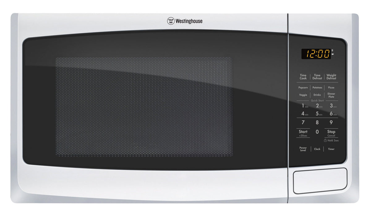 Westinghouse 23L Countertop Microwave Oven - 800W, White, Quick Start - WMF2302WA