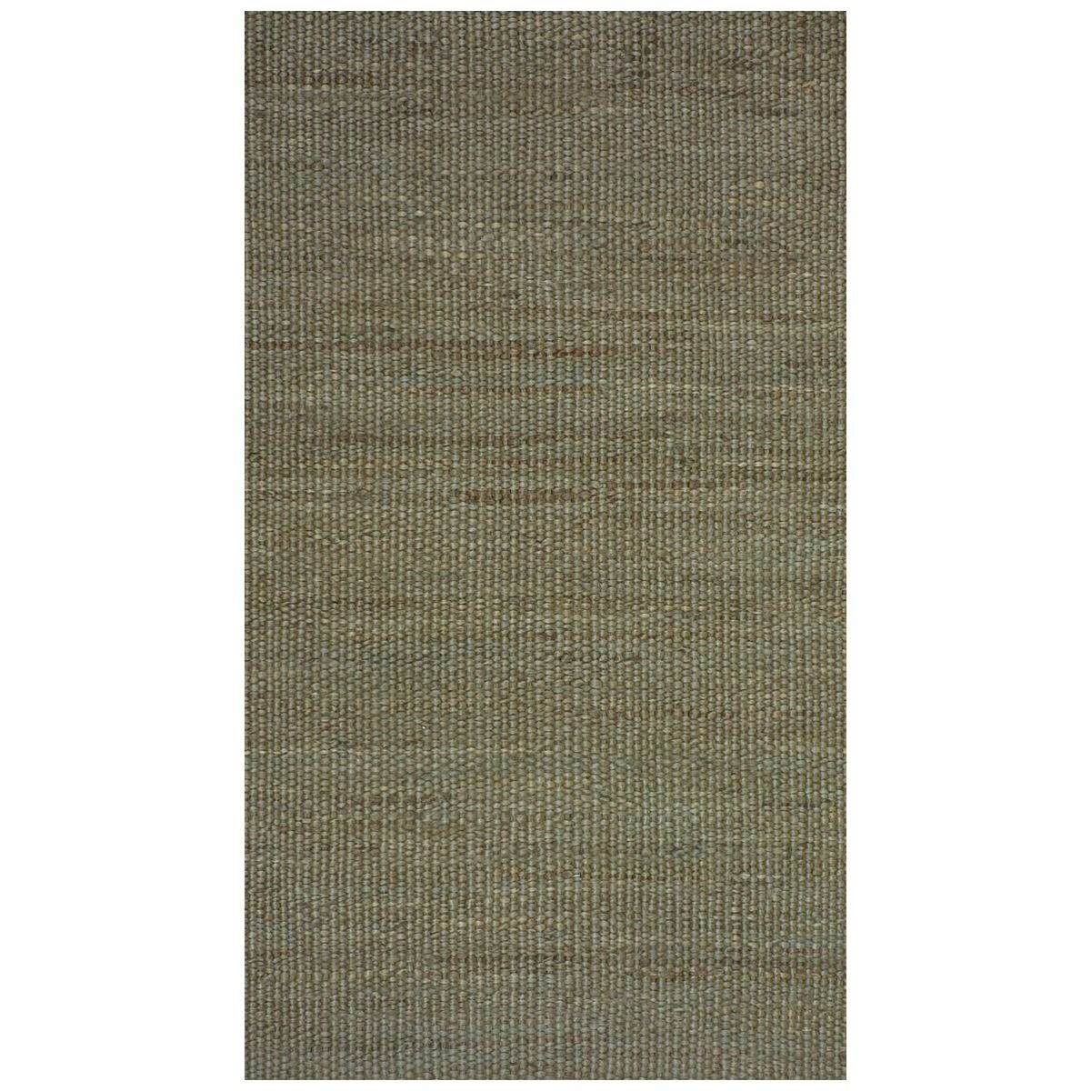 Cadrys Naturals Jute Khaki Rug 250x300cm - Handspun Jute Flatweave, 8mm Pile - JUTENK3