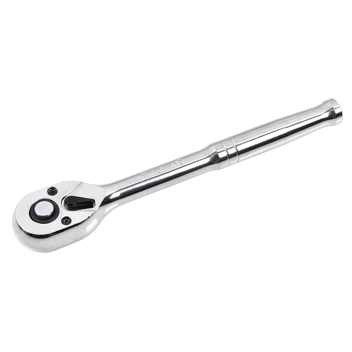 Trojan 3/8" Drive Ratchet, 72 Tooth Reversible Chrome Vanadium