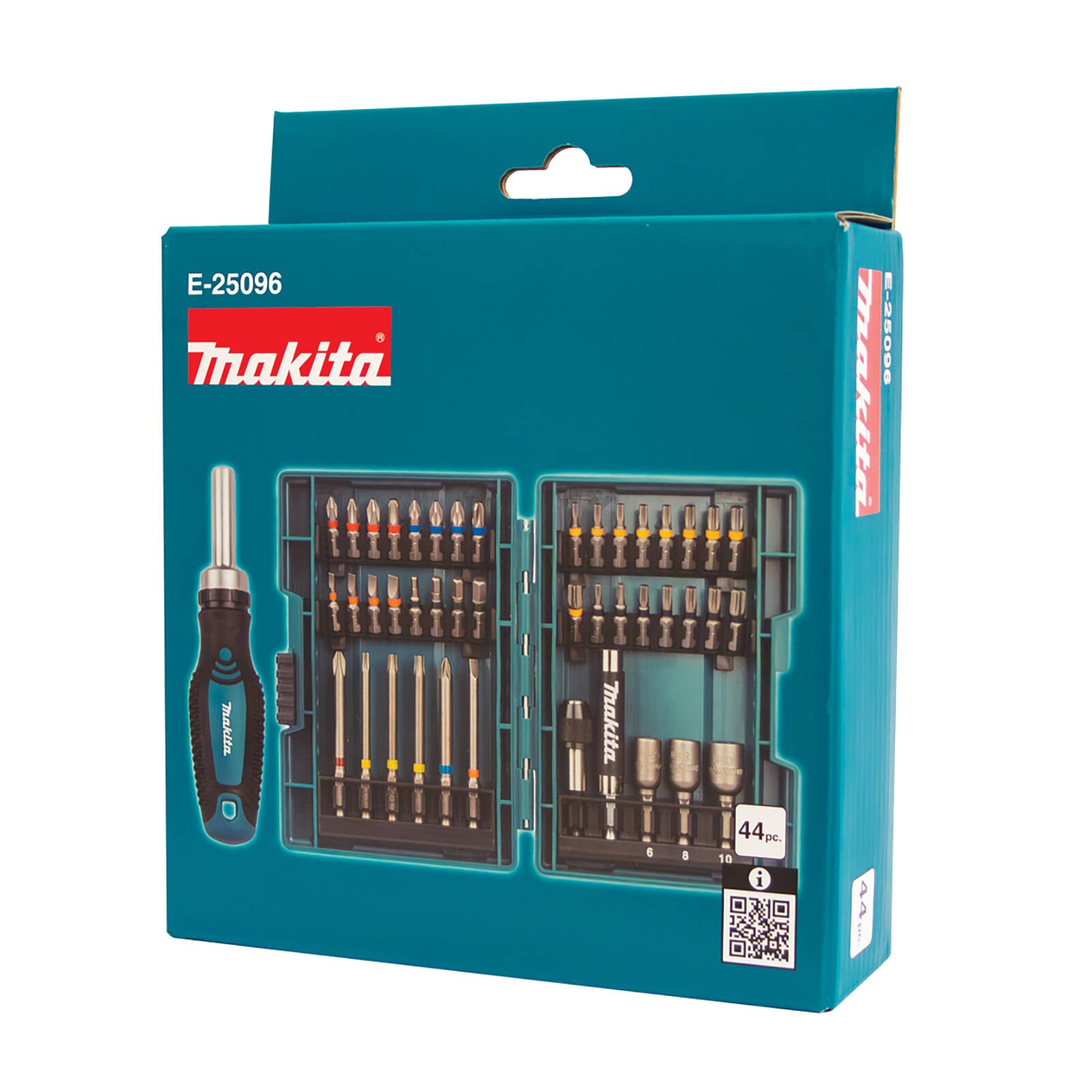 Makita 43 Piece Screwdriver Bit Set E-25096 Colour-Coded in Case