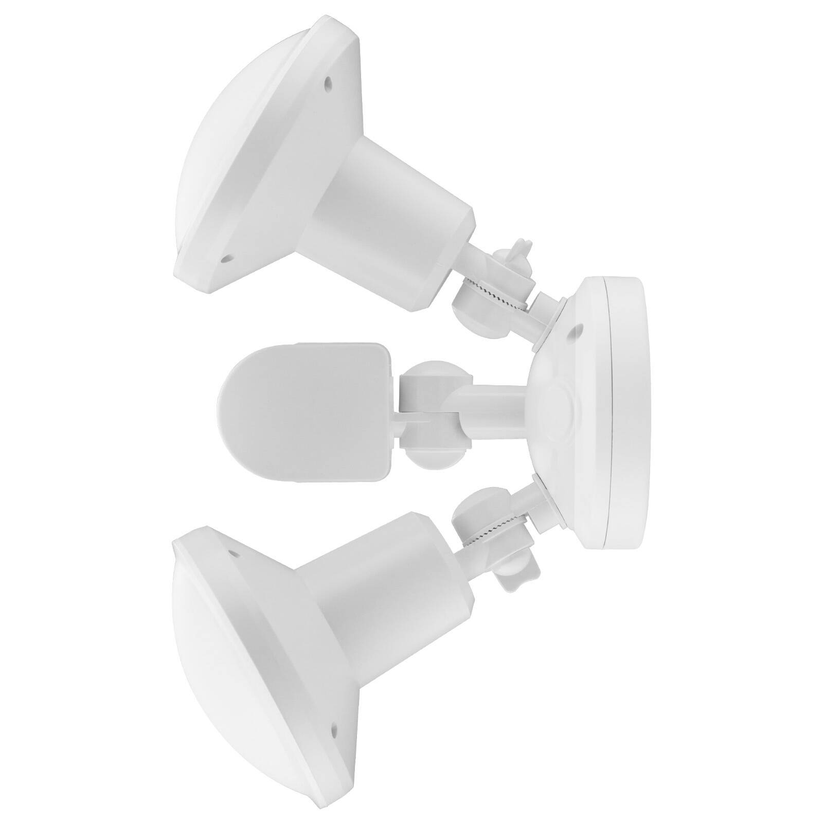 Arlec 20W LED Twin Security Floodlight with Motion Sensor, IP-Rated, White MAL404