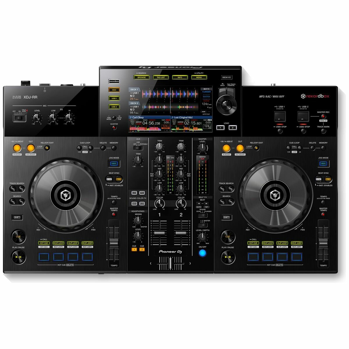Pioneer DJ XDJ-RR 2-Channel All-In-One DJ System - 7 Inch Colour Screen, rekordbox, Beat FX - PDJ-XDJ-RR