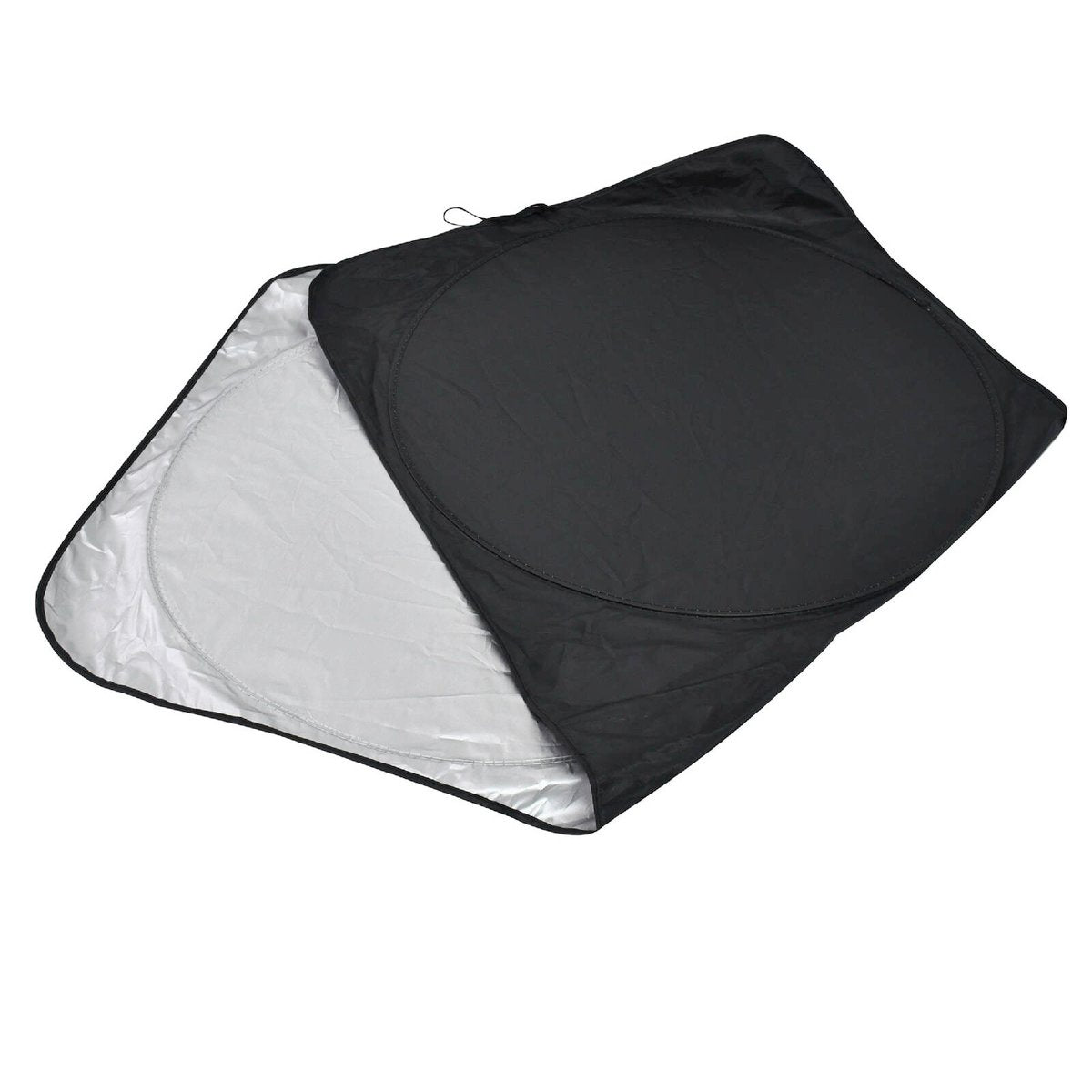 All Set Foldable Car Sunshade - 1500mm x 700mm - UV Protection - Silver - SuperSaverAU - view 3