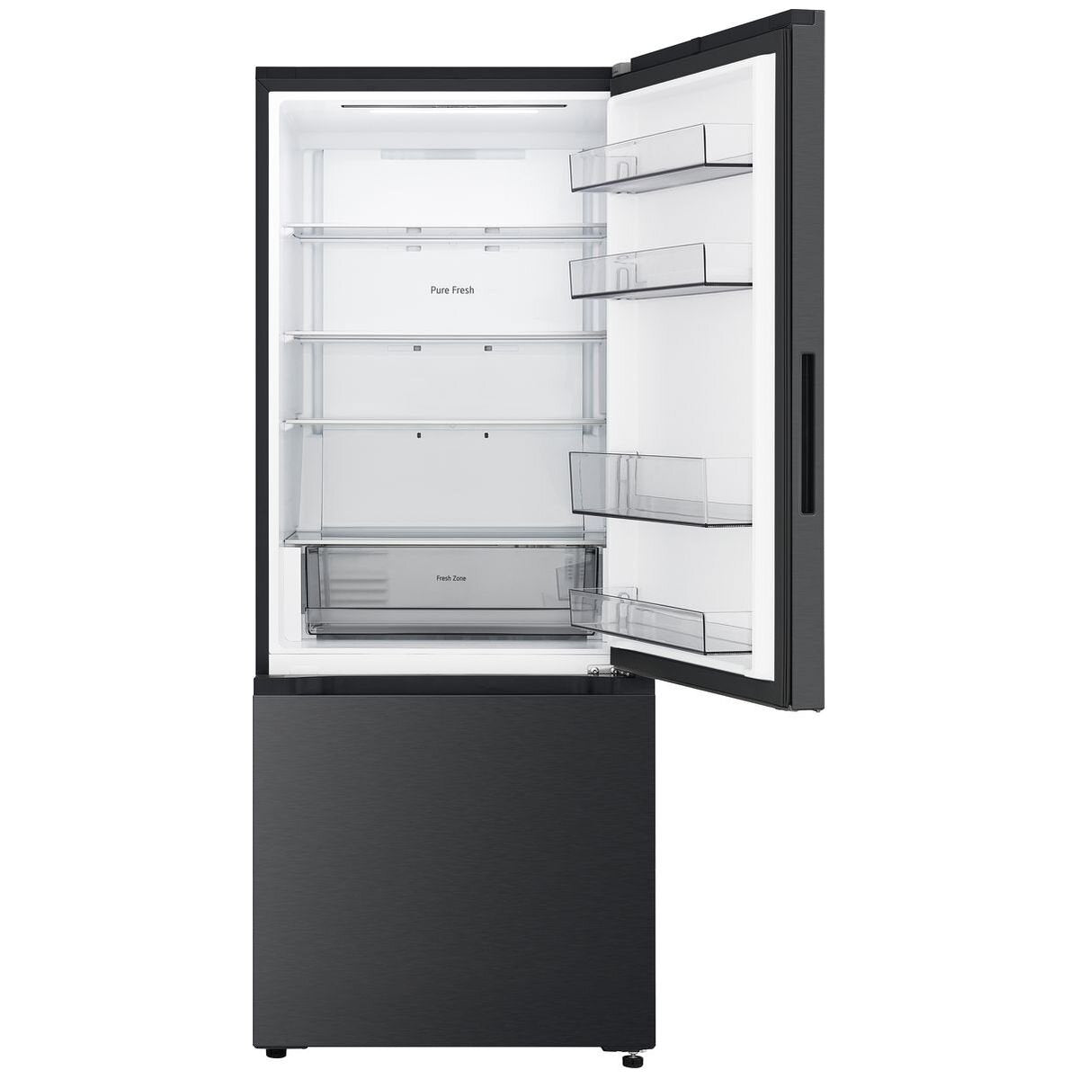 LG 436L Bottom Mount Frost Free Fridge - Matte Black, WiFi Connectivity, Door Cooling+ - GB-B400MB