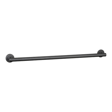 evekare 900mm Matte Black Linear Grab Rail Concealed Flange