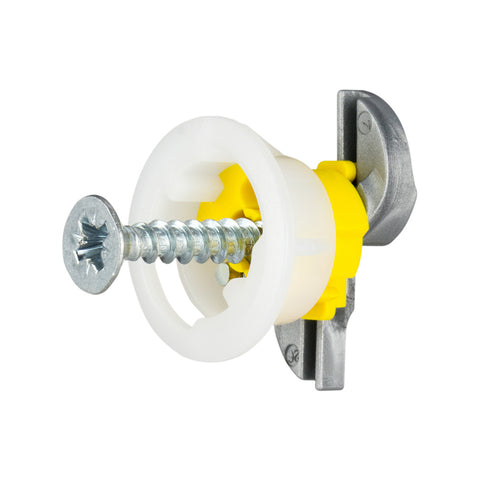 GripIt 15mm Yellow Plasterboard Fixing - 4 Pack, 30kg Capacity