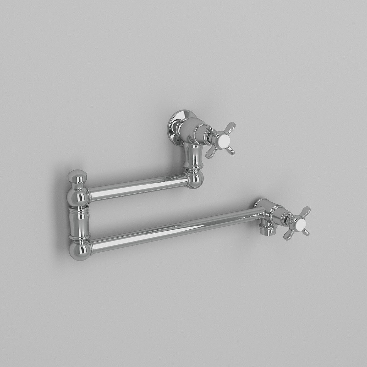 Astra Walker Signature Pot Filler with Cross Handles - Chrome Finish - A50-26-00