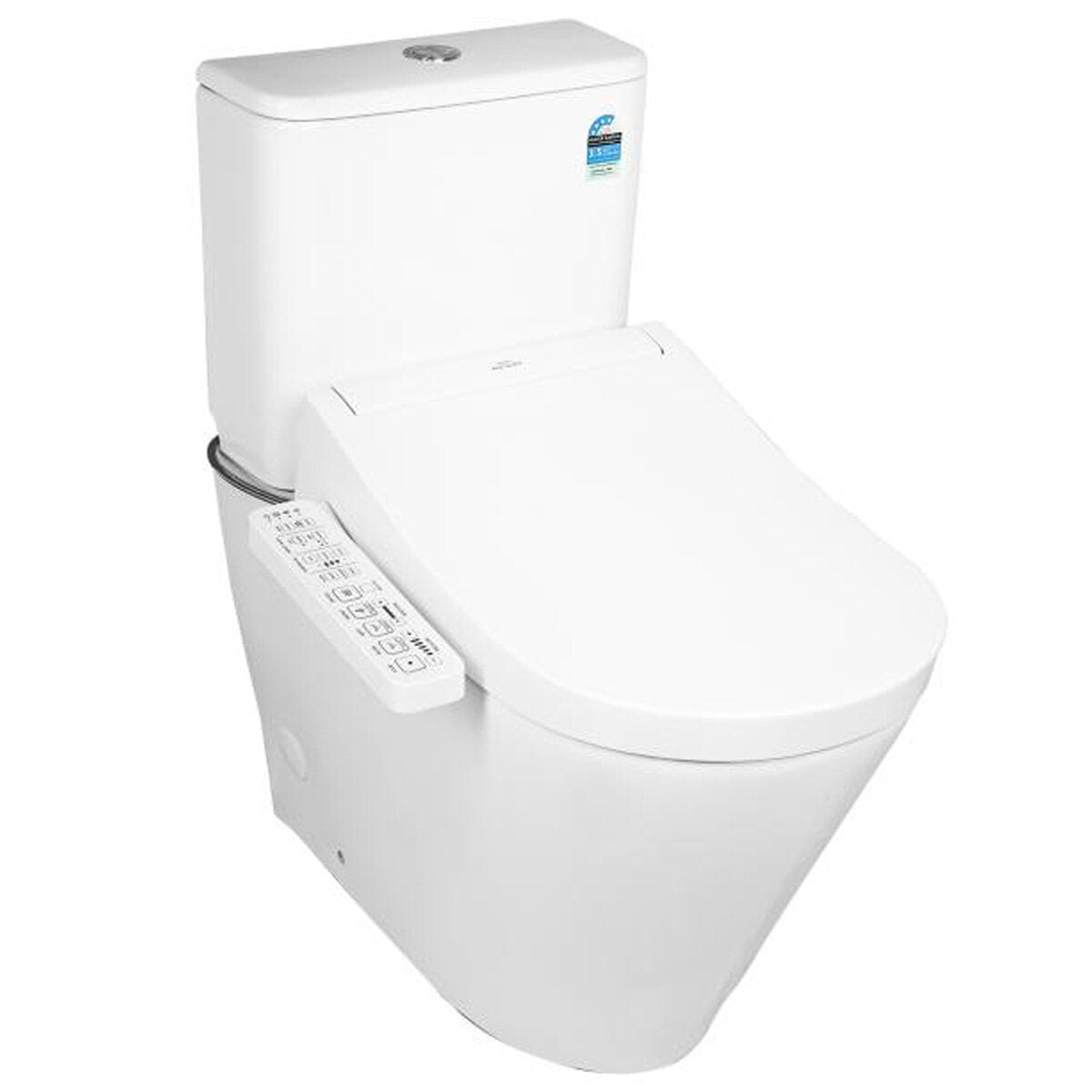 Toto Dara Back To Wall Smart Toilet Suite - Gloss White, S2 Washlet, Heated Seat, Deodoriser - DARABTWS2