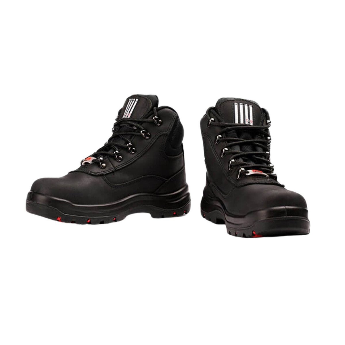 she wear Does Womens Safety Work Boots Size 7 Black Nubuck Leather Steel Cap Hiker Style Water Resistant