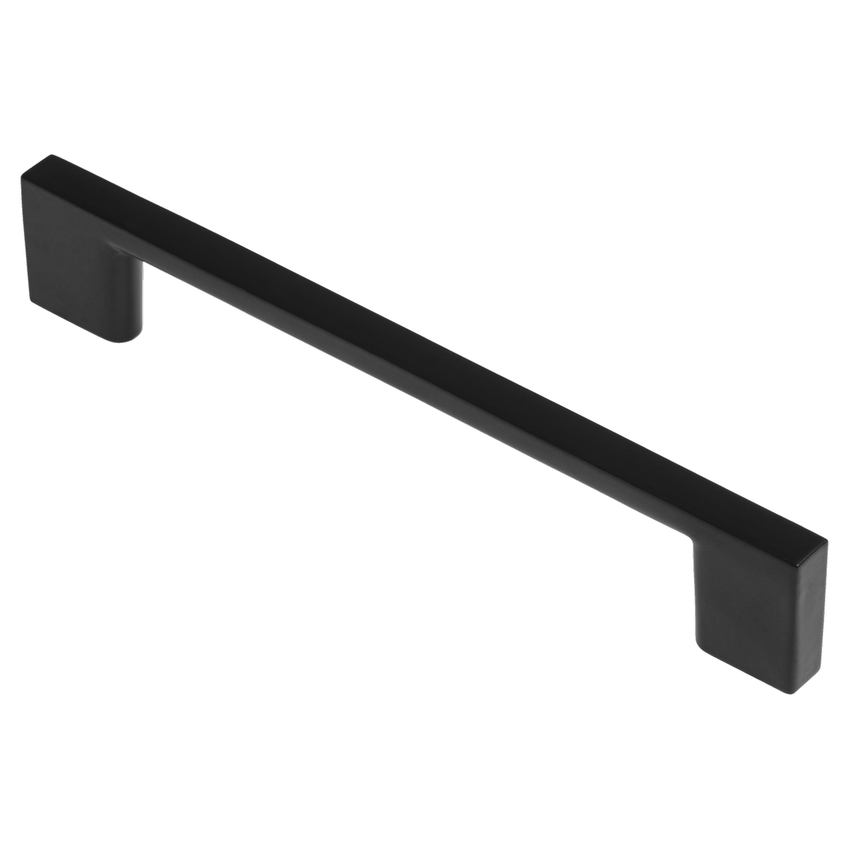 Kaboodle Kitchen Handle - 128mm - Aluminium - Matte Black Finish - SuperSaverAU - view 1