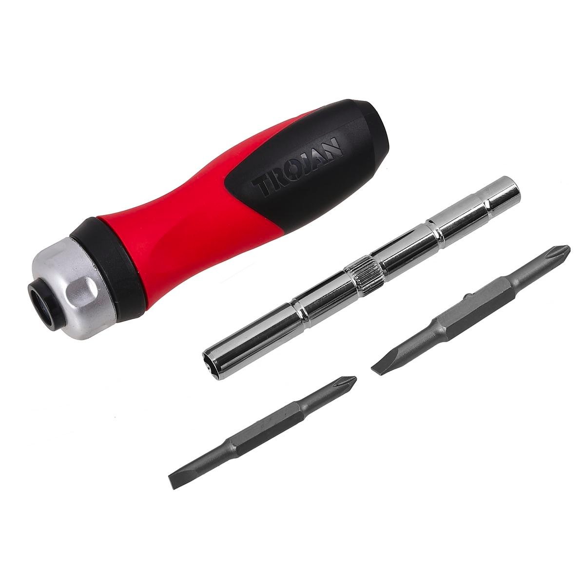 Trojan 6 in 1 Ratcheting Screwdriver