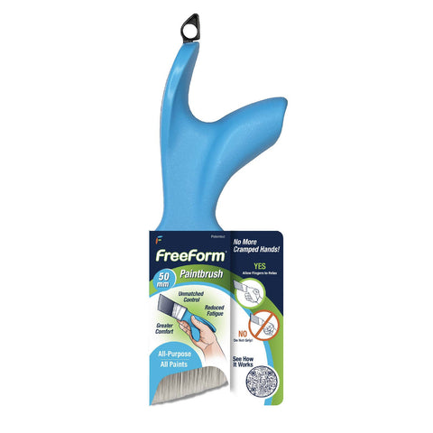 FreeForm 50mm All Purpose Paint Brush, Fatigue-Reducing Grip