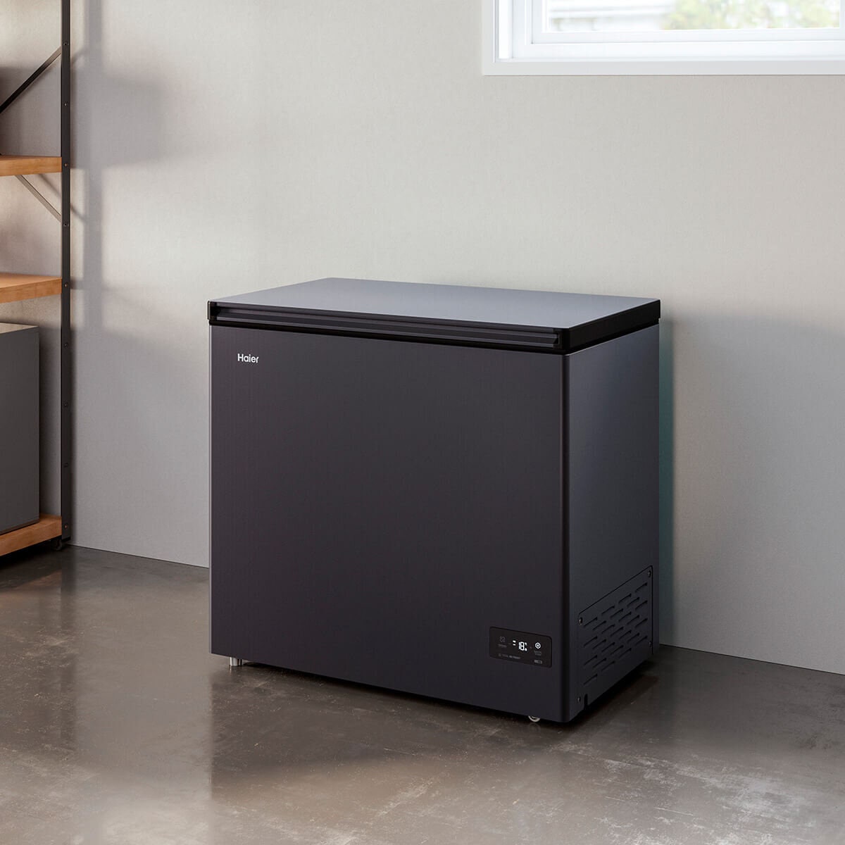 Haier 195L Hybrid Frost Free Chest Freezer - Grey, Super Freeze, 4.5 Star Energy Rating - HCF200FI