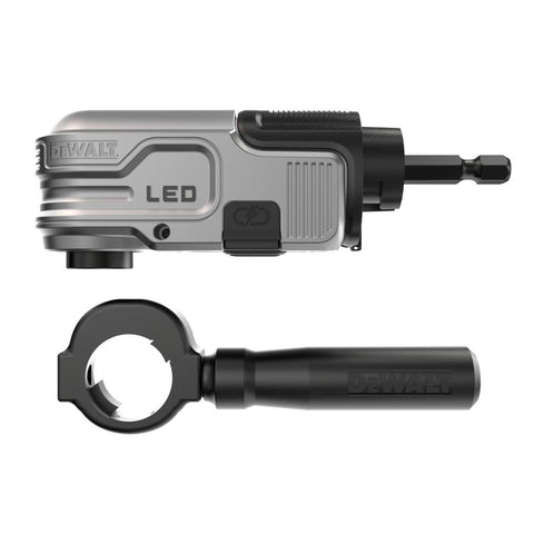 DeWALT 1/4" Right Angle HEX Impact LED Attachment DTLRA-QZ