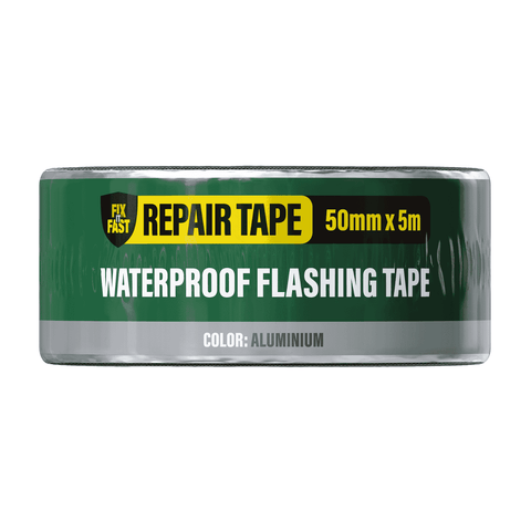 Fix-It-Fast 50mm x 5m Aluminium Waterproof Flashing Repair Tape