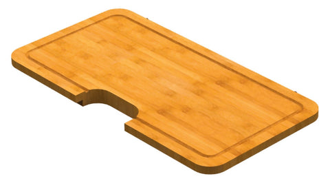 Abey Small Bamboo Cutting Board - Natural Wood Finish - Fits Lago and Lago Plus Sinks - CBB220