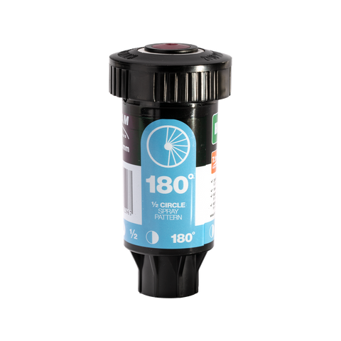 Holman 50mm Longstream Rotating Pop Up Sprinkler 1/2 Circle - 15mm BSP, 800 kPa, Black