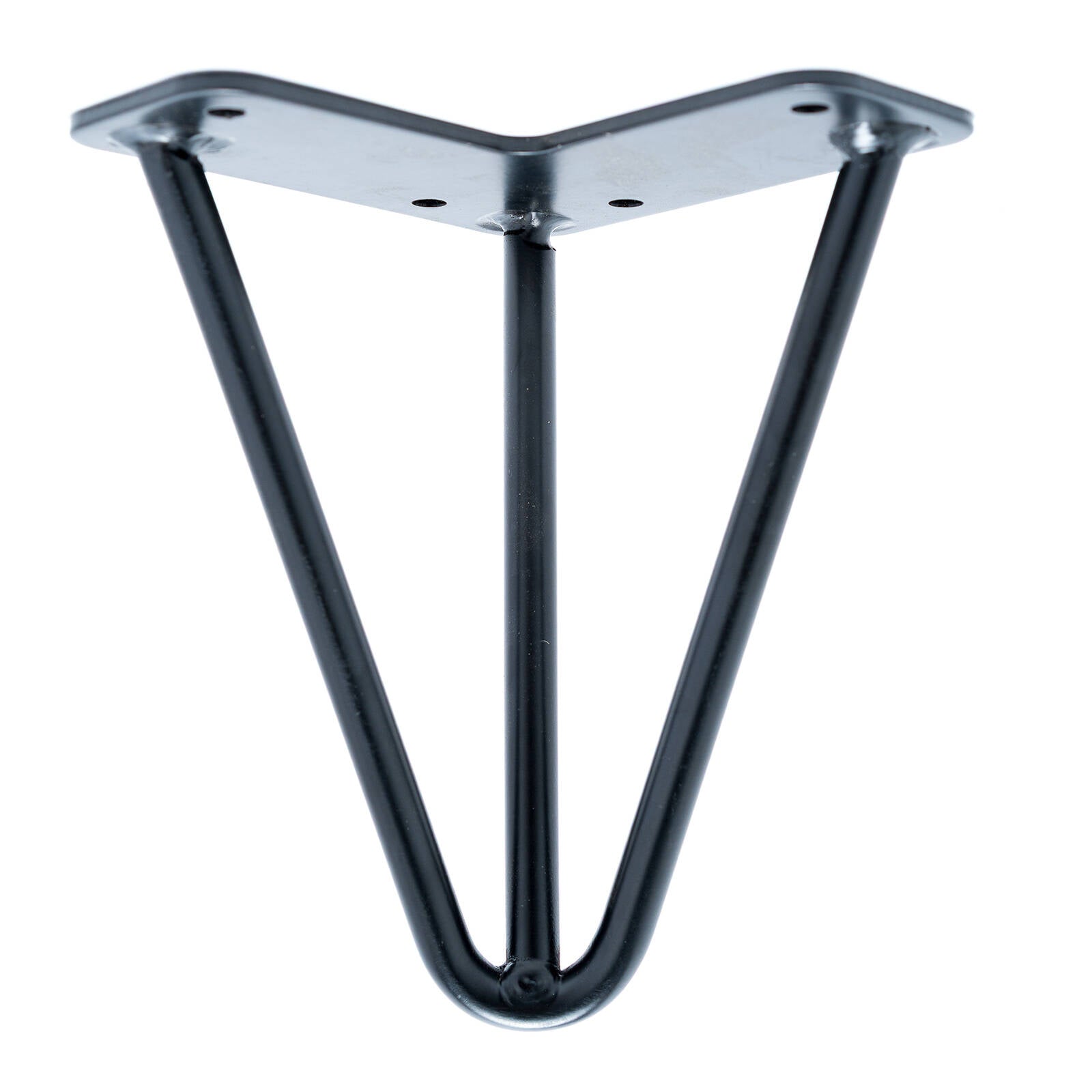 Taskmaster 150 x 10mm Matte Black Hairpin Steel Table Leg