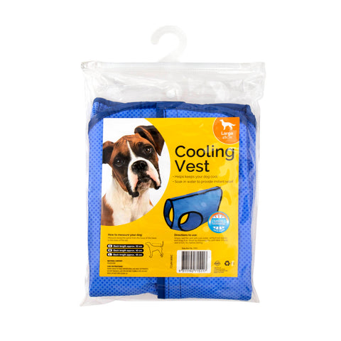 Dats Large Dog Cooling Vest - 48cm Back Length, Wet-Activated Cooling