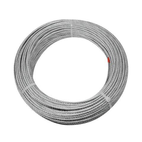 Pinnacle 3mm x 50m Galvanised Wire Rope, Silver