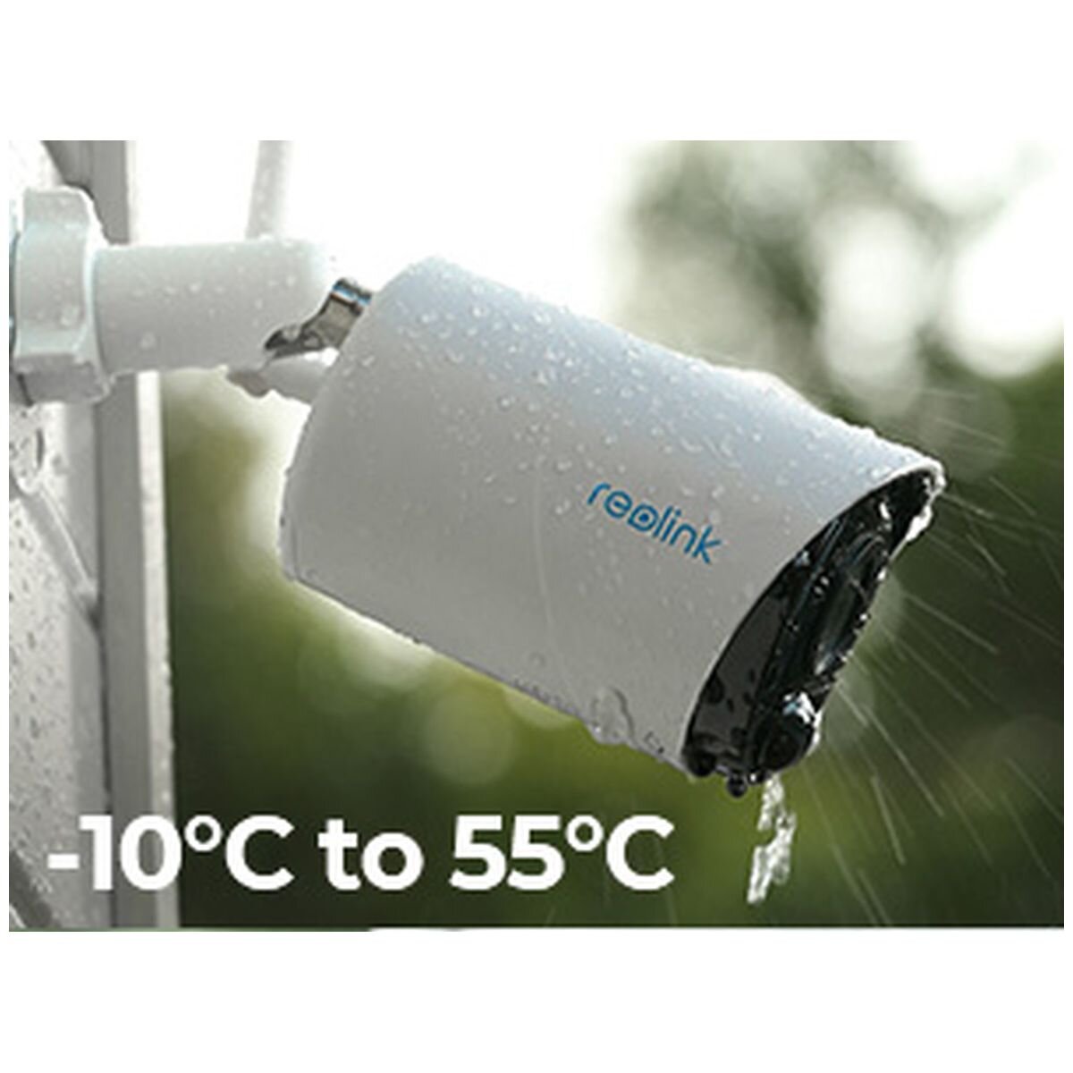 Reolink Argus Eco Wireless Outdoor Battery Security Camera 3MP - Night Vision to 10m, IP65 - BWB2K07