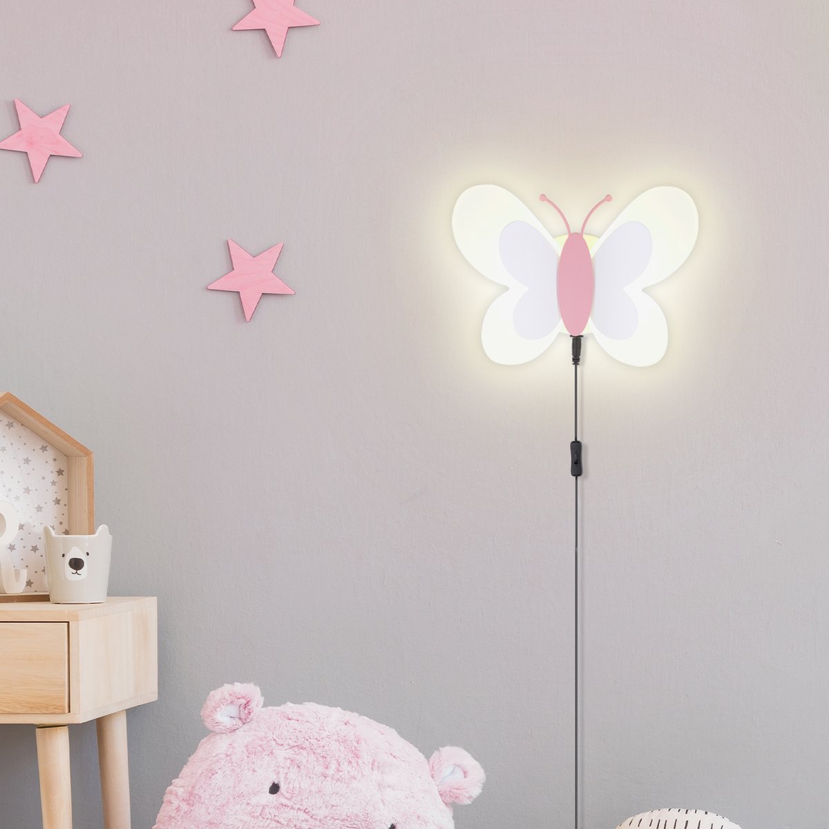 Verve Design Harper Butterfly 5W LED Wall Light 240V Indoor AWL126