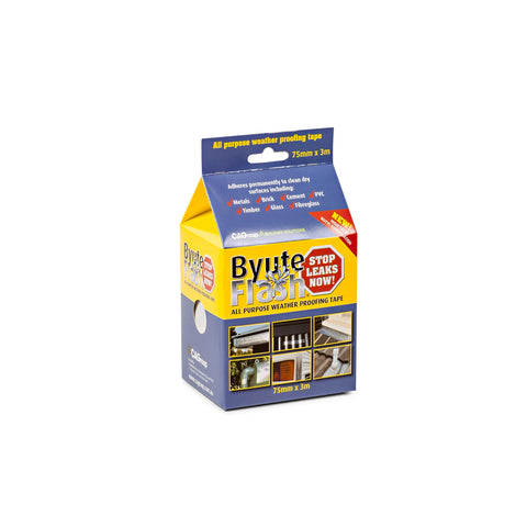 CAgroup Byute Flash 75mm x 3m Aluminium Foil Weatherproof Flashing Tape