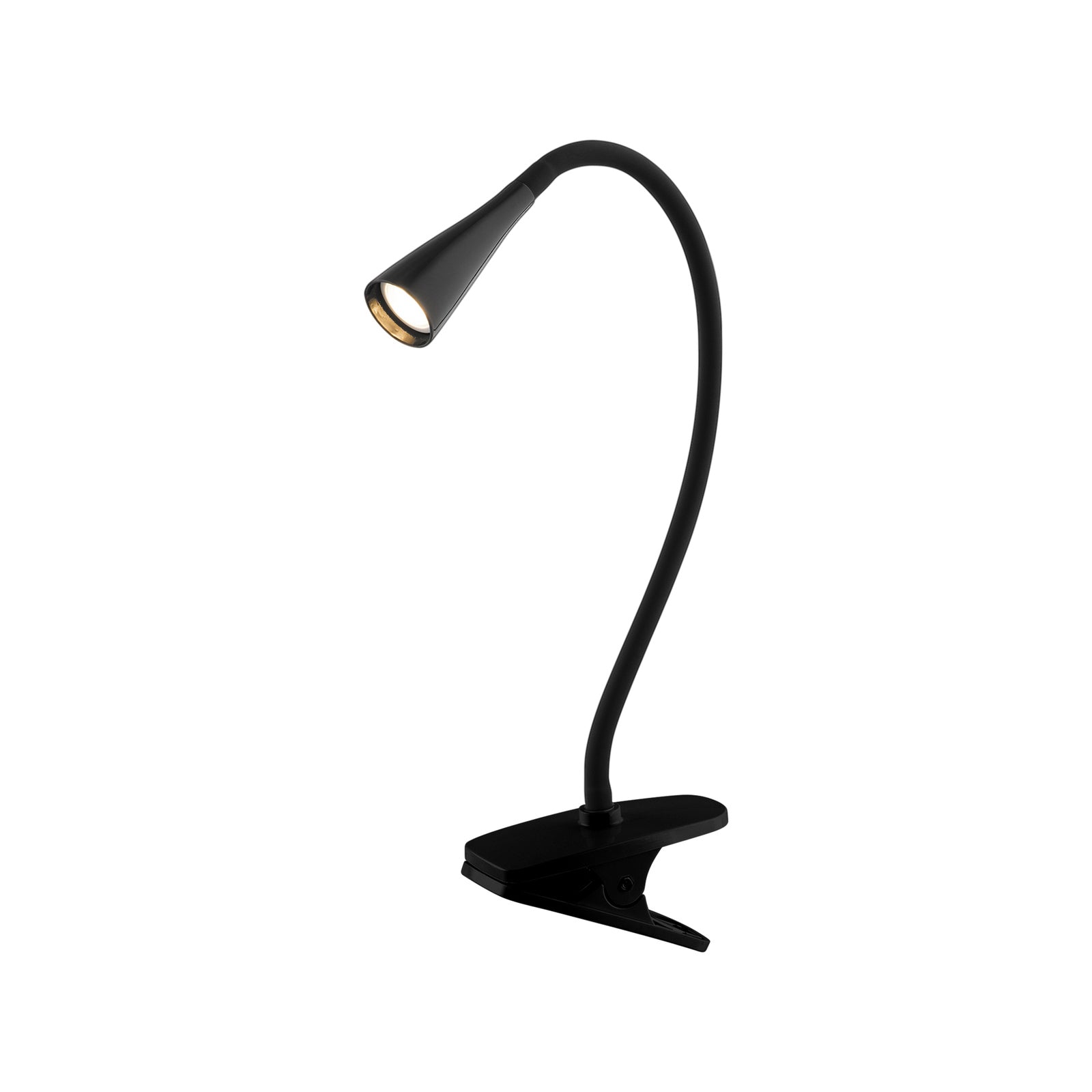Verve Design Dale 23.5cm 5W Black LED Adjustable Clip Lamp ATL103