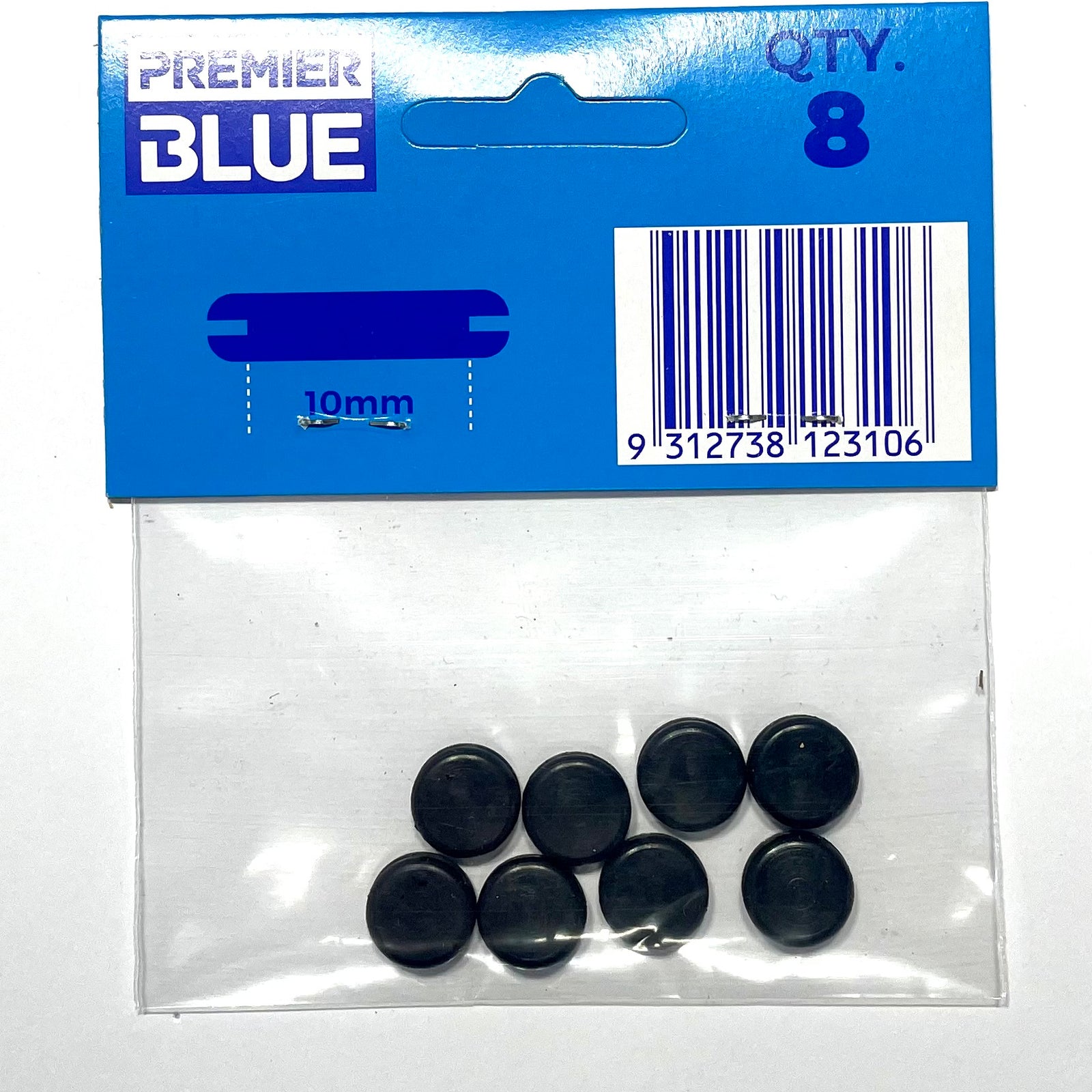 Premier Blue 10mm Nitrile Rubber Blanking Grommet