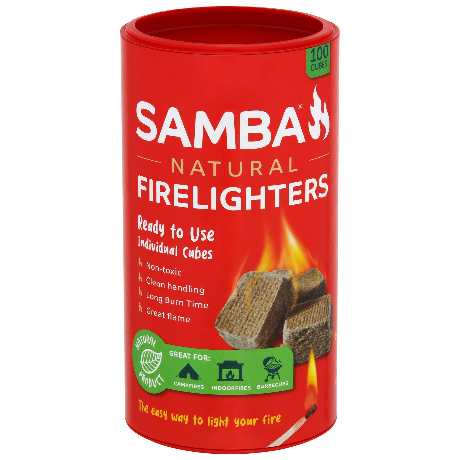 Samba Natural Firelighters 100 Pack