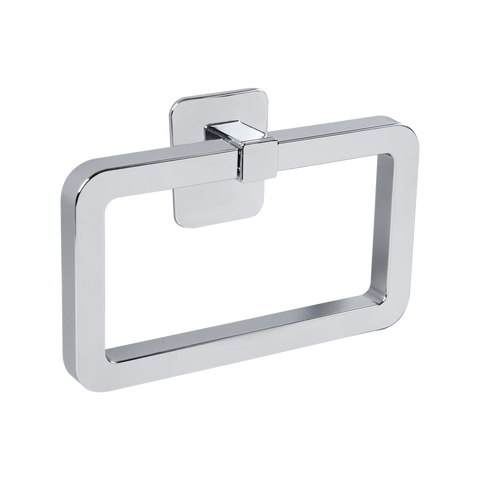 Naleon Chrome Self Adhesive Towel Ring ABS Plastic
