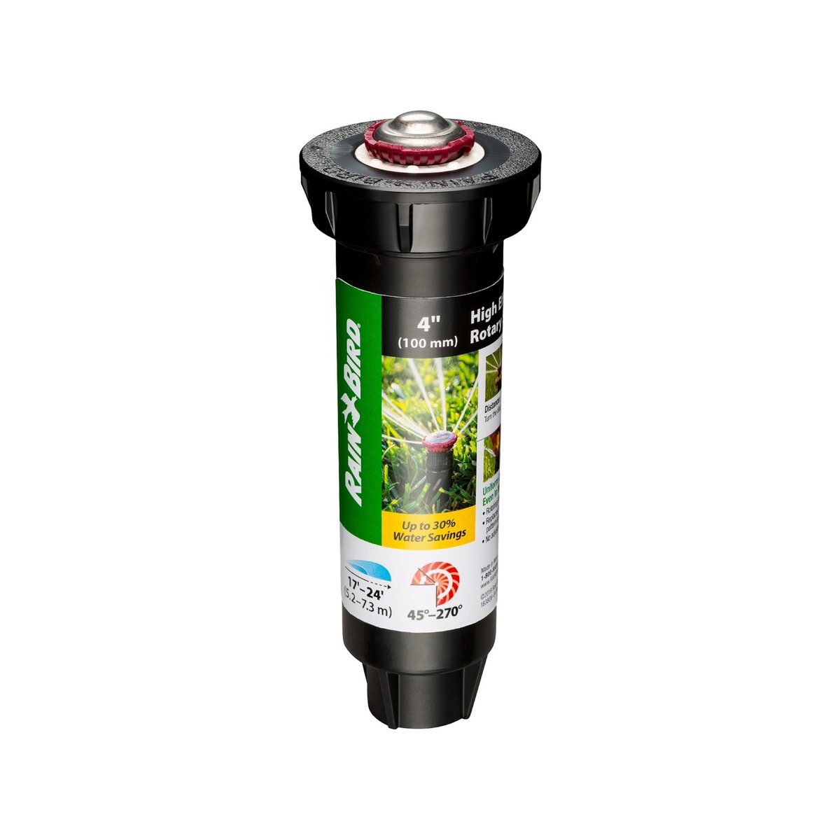 Rain Bird High Efficiency Adjustable Pattern Rotary Sprinkler 5.2-7.3m