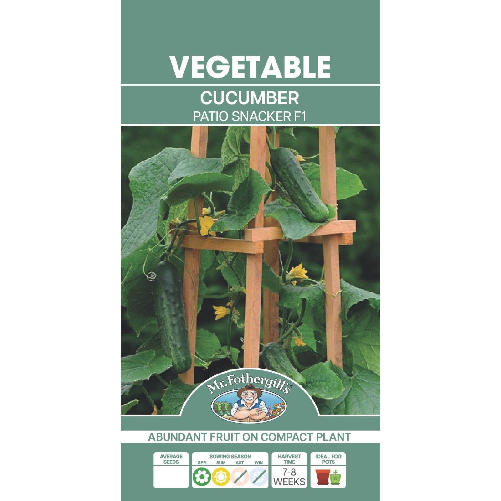 Mr Fothergill's Cucumber Patio Snacker F1 Seeds