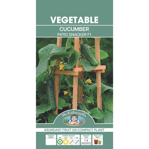 Mr Fothergill's Cucumber Patio Snacker F1 Seeds