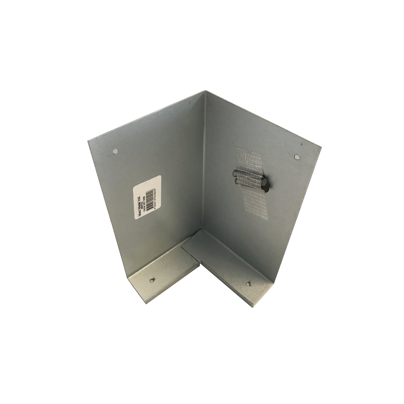 Maxi Metals Fascia Mend External Corner 34mm Zincalume