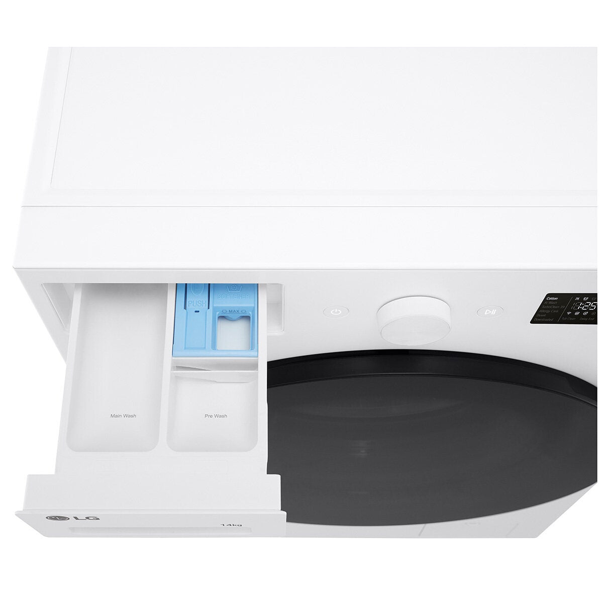 LG 14kg Front Load Washing Machine - XL Series, Allergy Care with Steam, Matte White - WXLS-1014W
