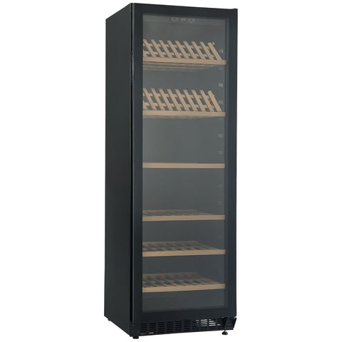 Cantina 116 Bottle Single Zone Wine Cabinet - Black - Display Shelves - CCWIS116B